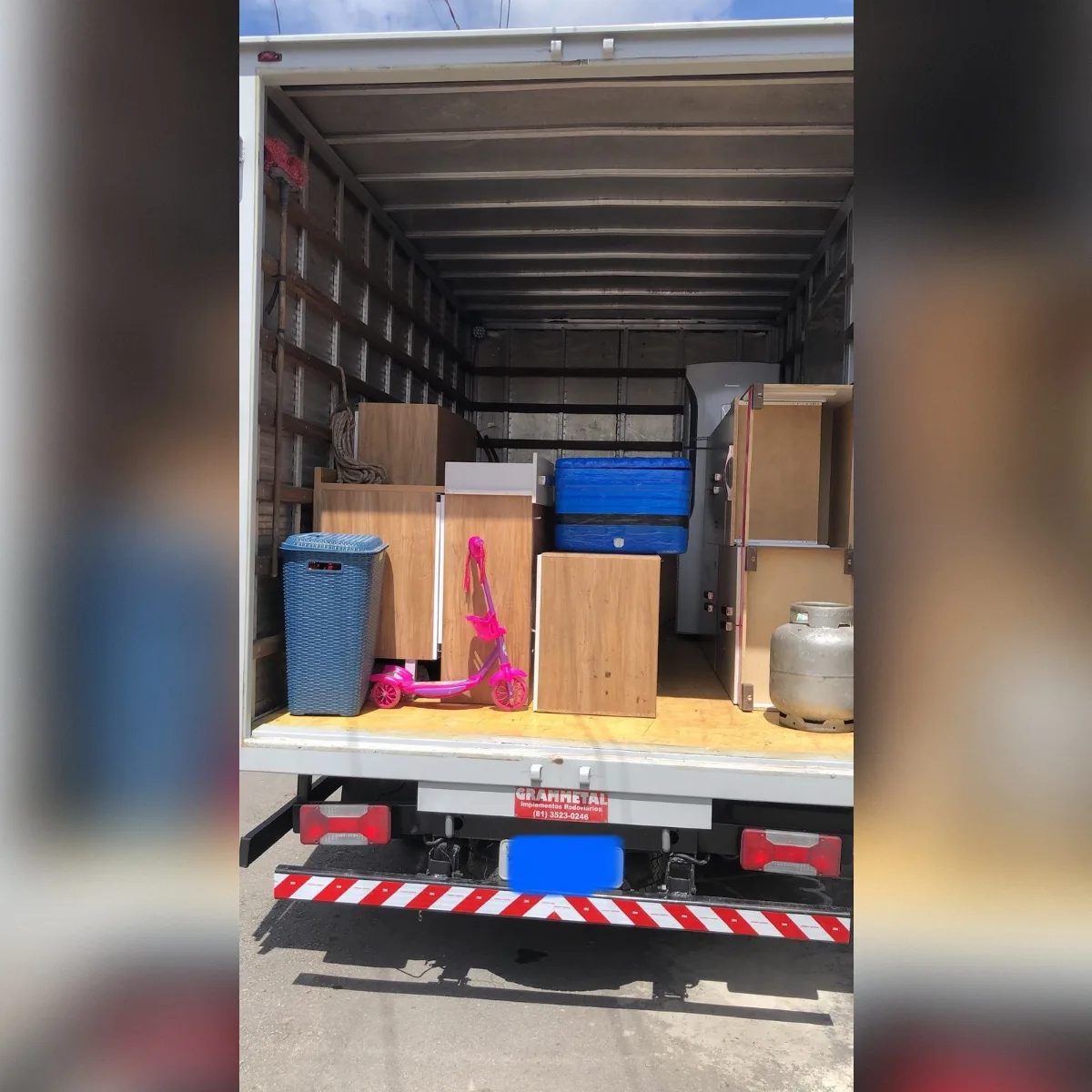 Frota de transporte para fretes intermunicipais e interestaduais